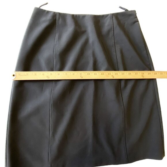 Prada Black Signature tech stretch skirt, Size 46 Italian (US 12) - Picture 12 of 15